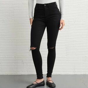 American Eagle Next Level Onyx Skinny Jeans